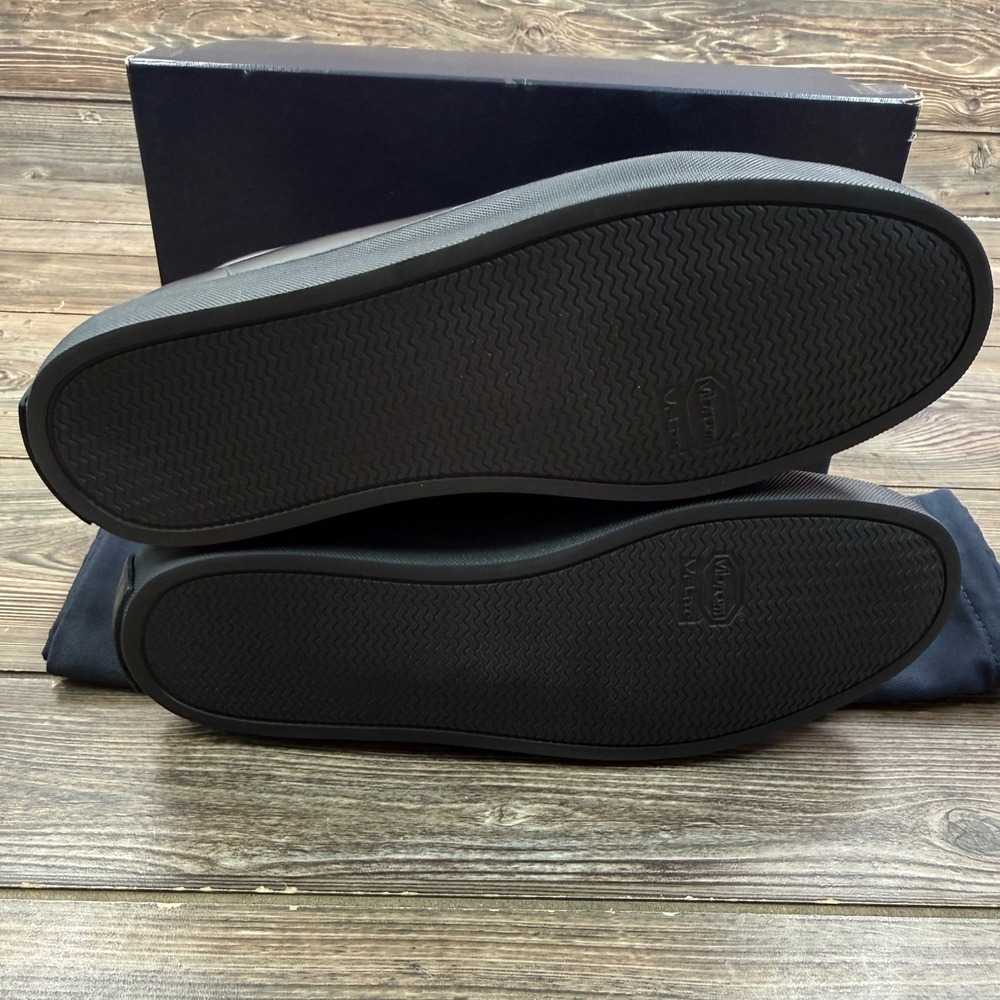 Ralph Lauren Mens Size 10.5 D Severn X Sneaker Black Burnished Calf Italy New - Picture 6 of 7